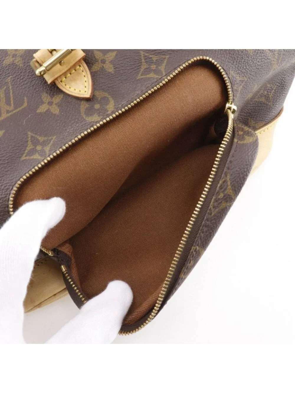 Louis Vuitton Montsouris MM Monogram Canvas Brown Backpack